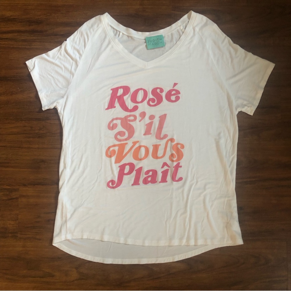 Judith March Rosé S’il Vous Plaît T-Shirt